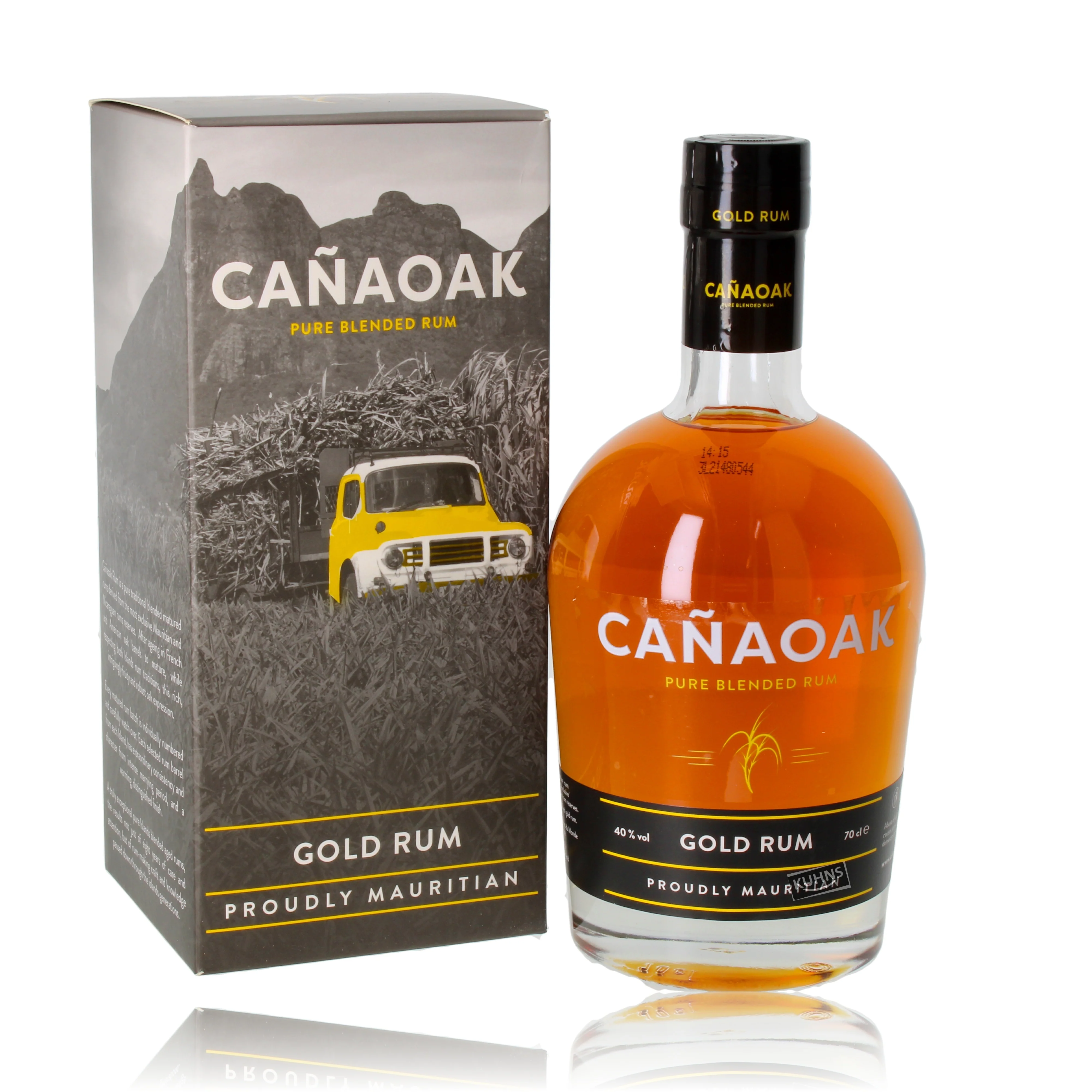 Canaoak Pure Blended Gold Rum Mauritius 0,7l, alc. 40 Vol.-%