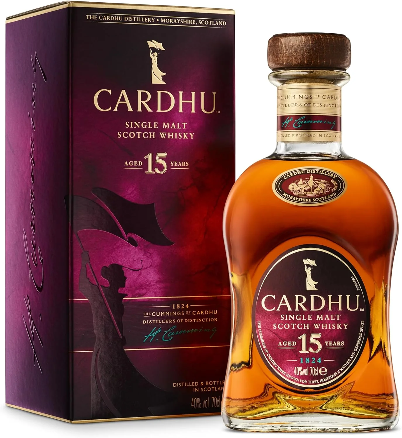 Cardhu 15 Jahre 0,7l, alc. 40 Vol.-%