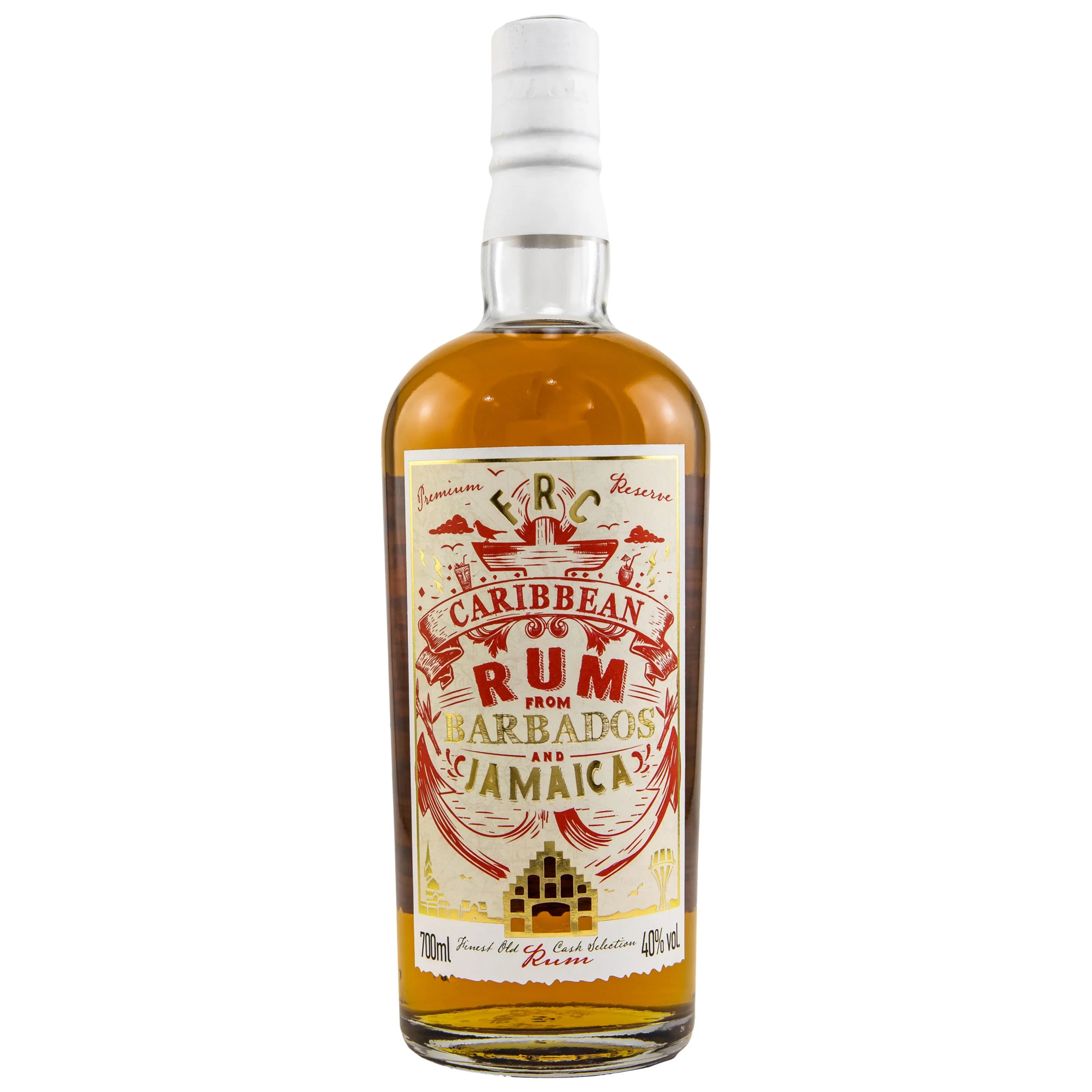 FRC Caribbean Rum 0,7l, alc. 40 Vol.-%