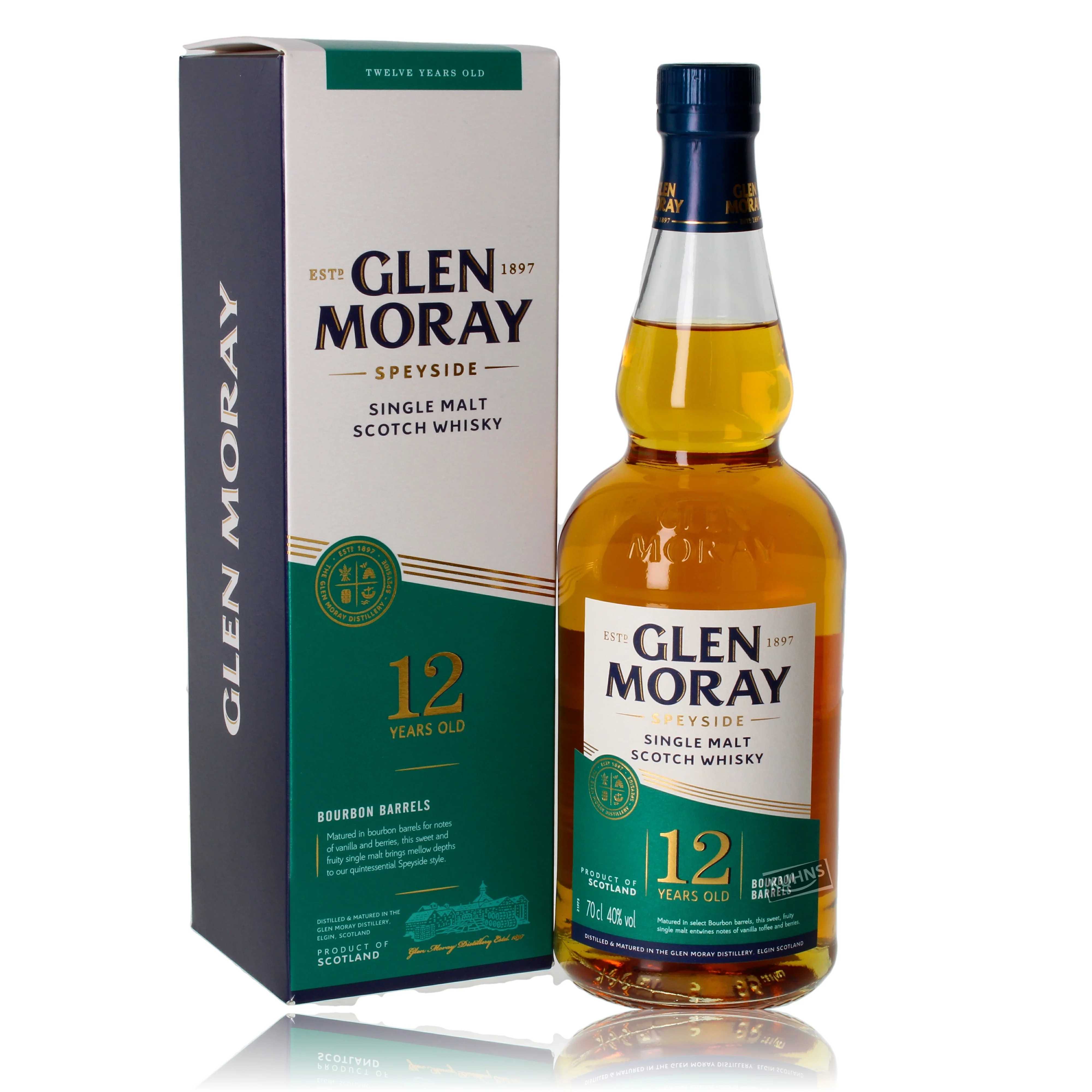 Glen Moray 12 Jahre 0,7l, alc. 40 Vol.-%