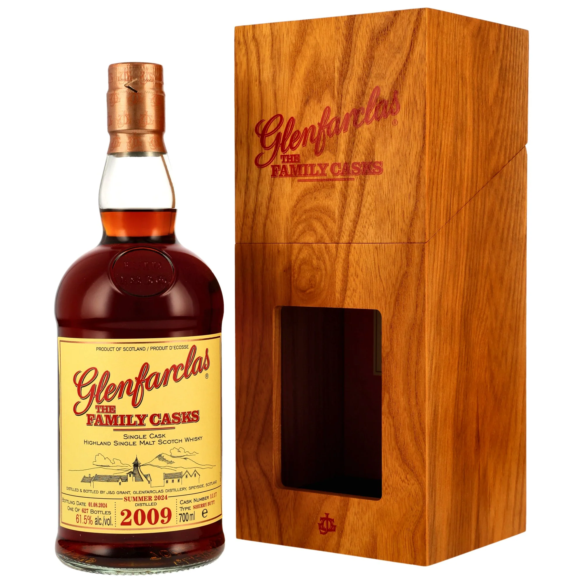 Glenfarclas Family Casks 2009 0,7l, alc. 61,5 Vol.-%