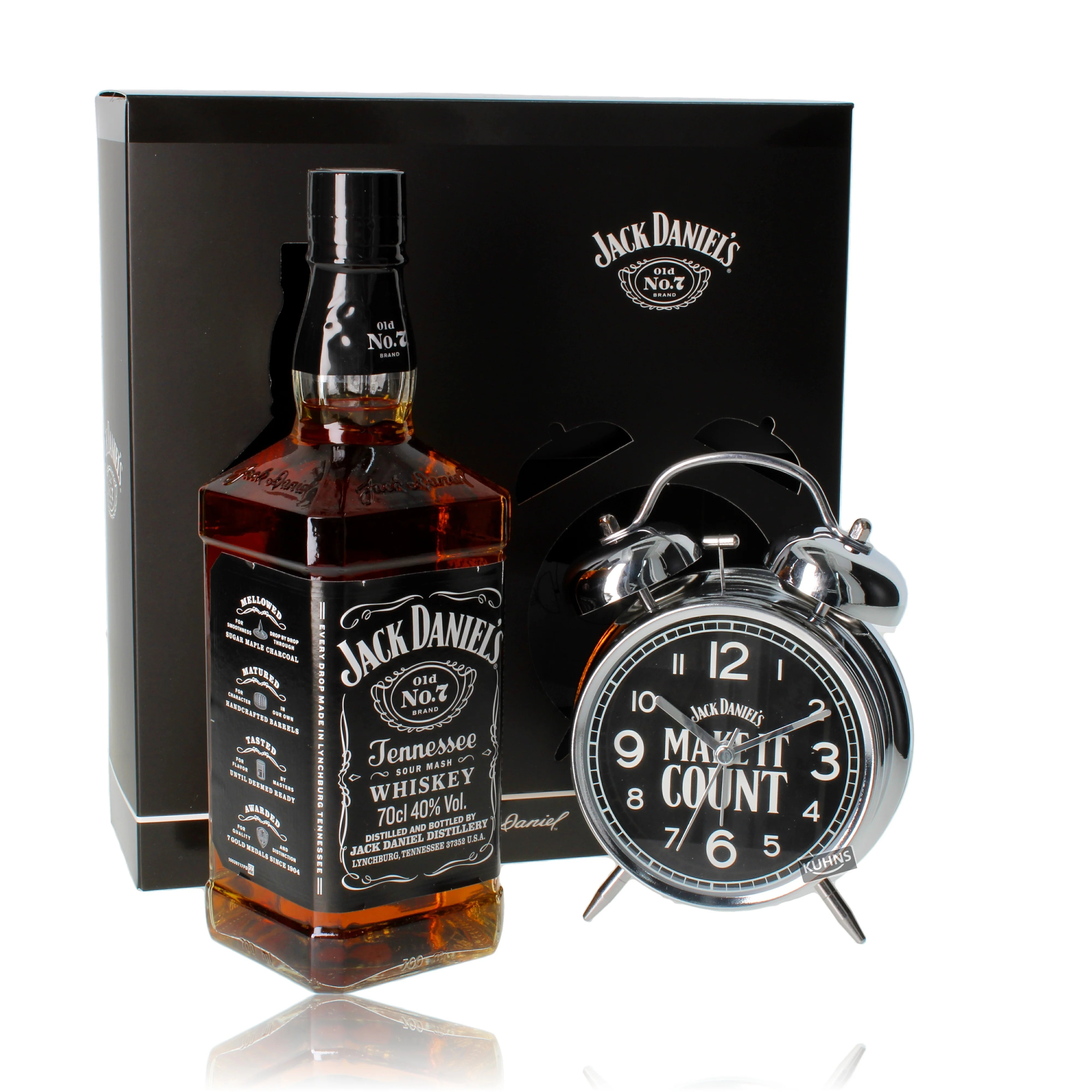 Jack Daniel´s Wecker Clock Geschenkset 0,7l alc. 40 Vol.-% - Image 2
