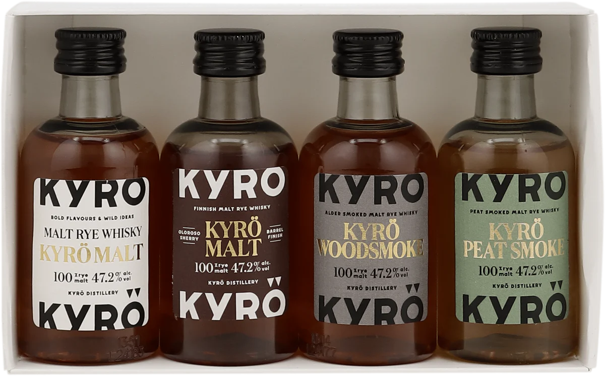 Kyrö Whisky Tasting Set 4x0,05l, alc. 47,2 Vol.-% - Image 2