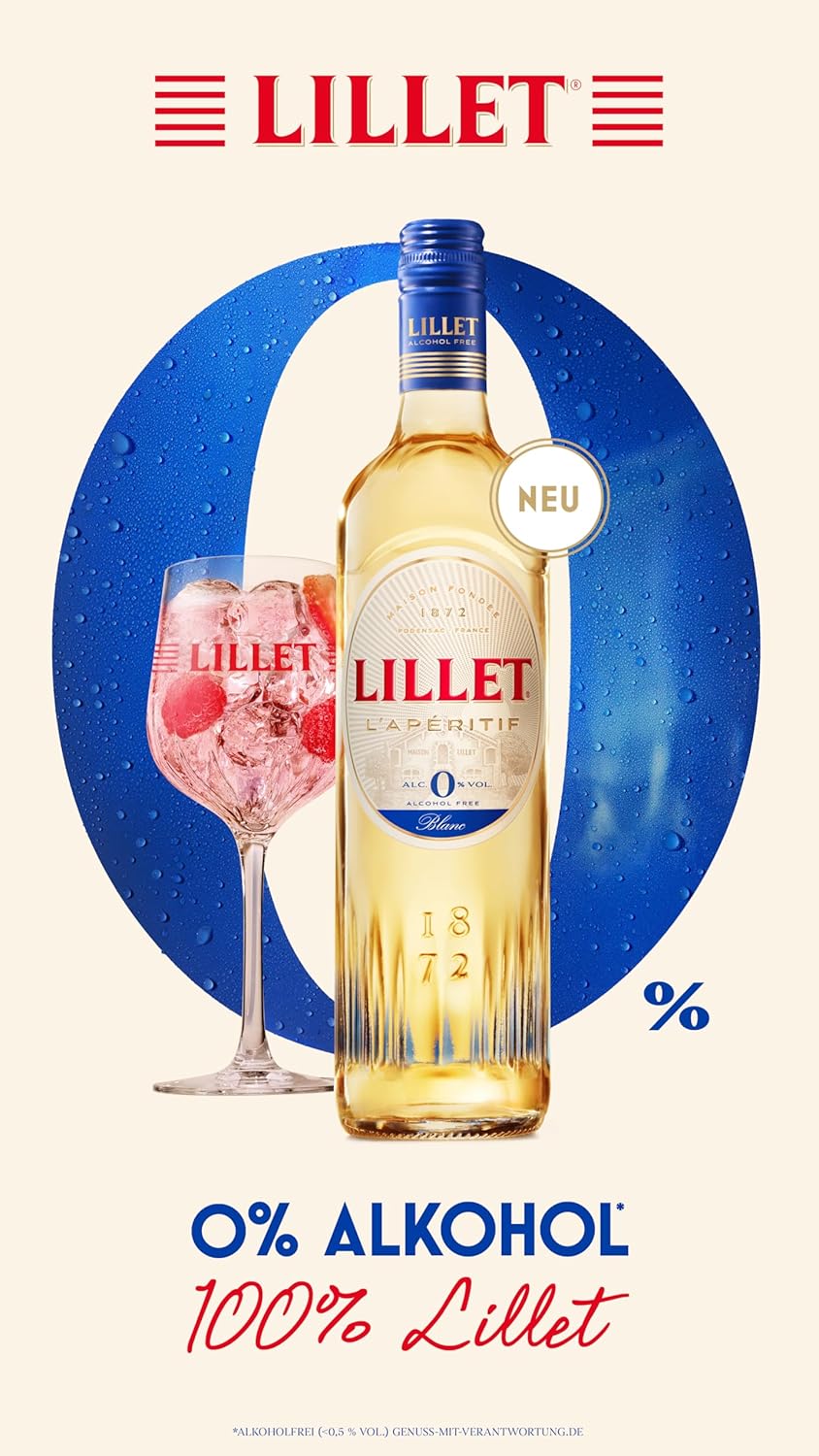 Lillet Blanc 0% Alkoholfreier französischer Apéritif 0,75l - Image 3