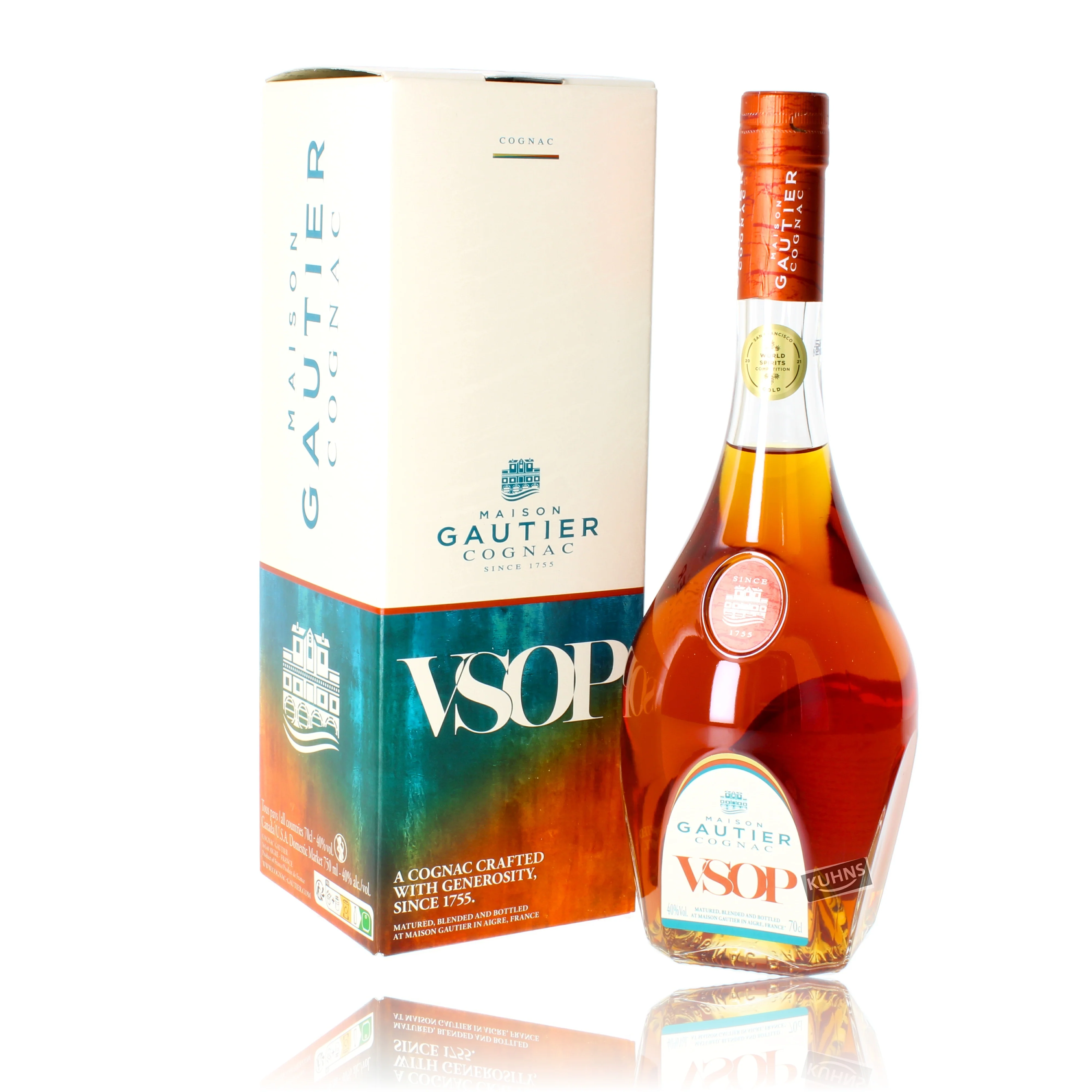 Maison Gautier VSOP Cognac 0,7l, alc. 40 Vol.-%