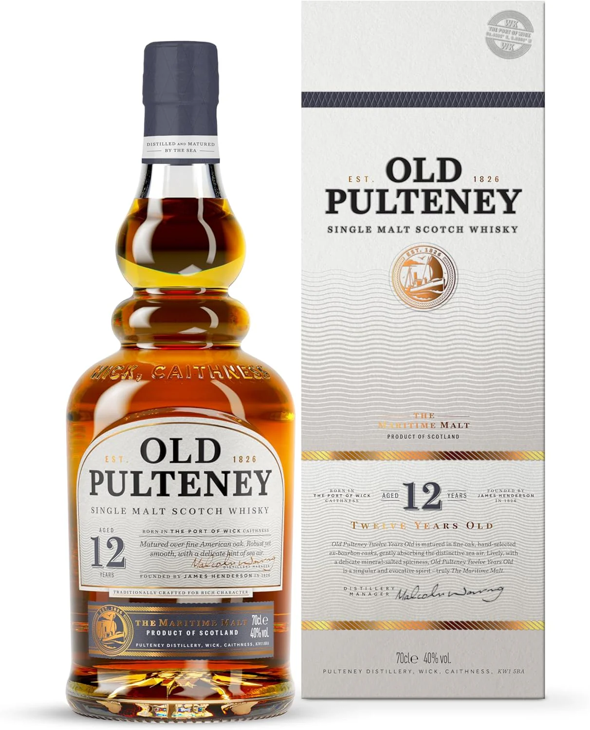 Old Pulteney 12 Jahre 0,7l, alc. 40 Vol.-%