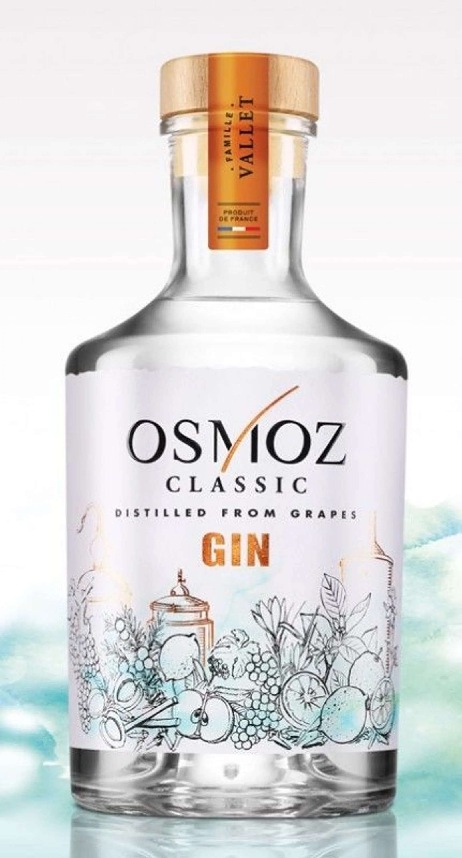 Osmoz Classic Gin 0,7l, alc. 43 Vol.-%, Dry Gin Frankreich