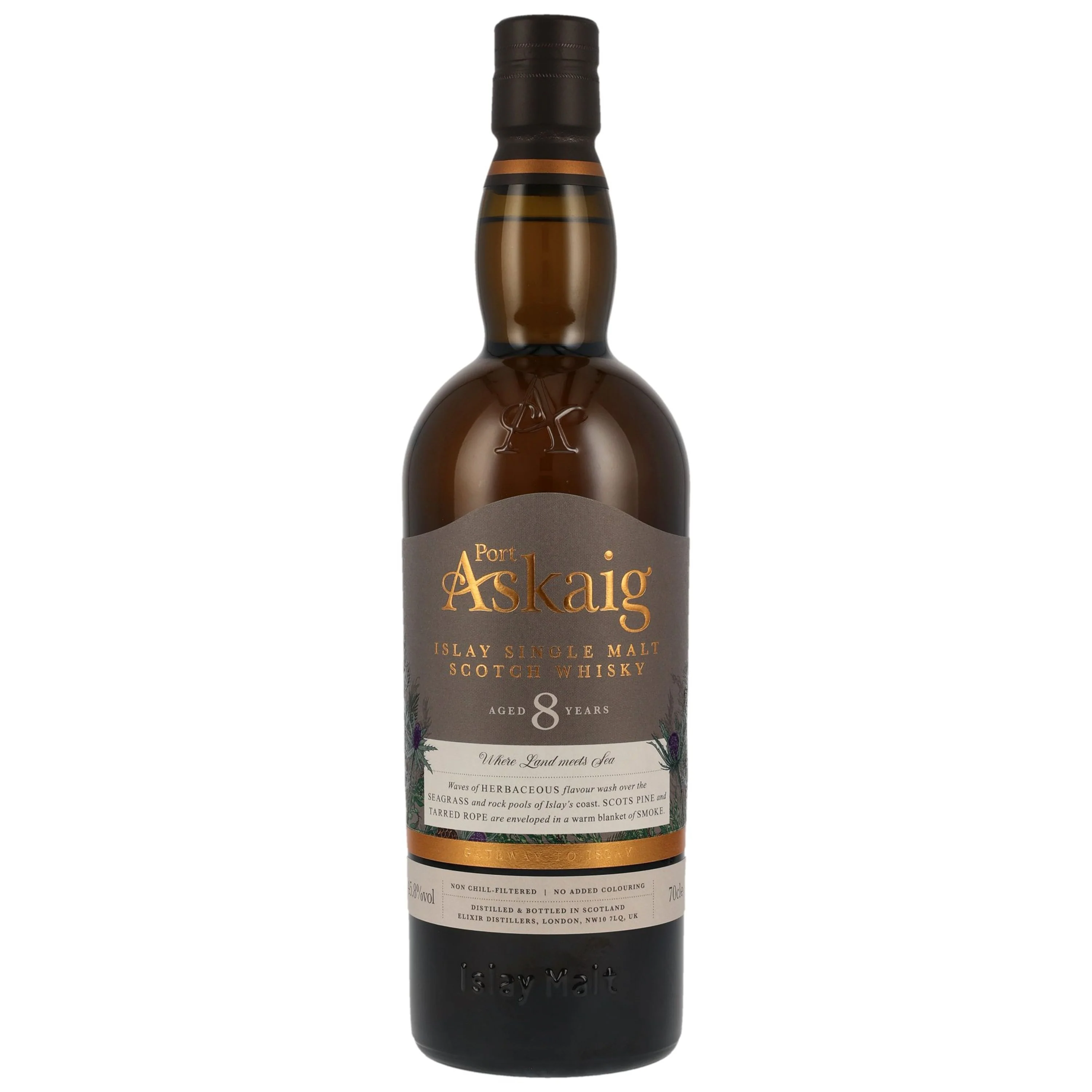 Port Askaig 8 Jahre 0,7l, alc. 45,8 Vol.-%