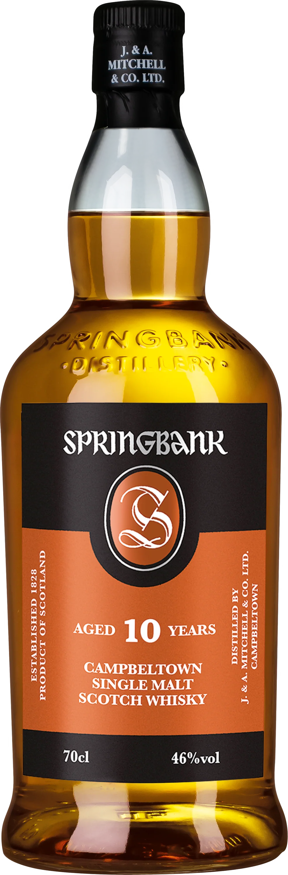 Springbank 10 Jahre 0,7l, alc. 46 Vol.-%