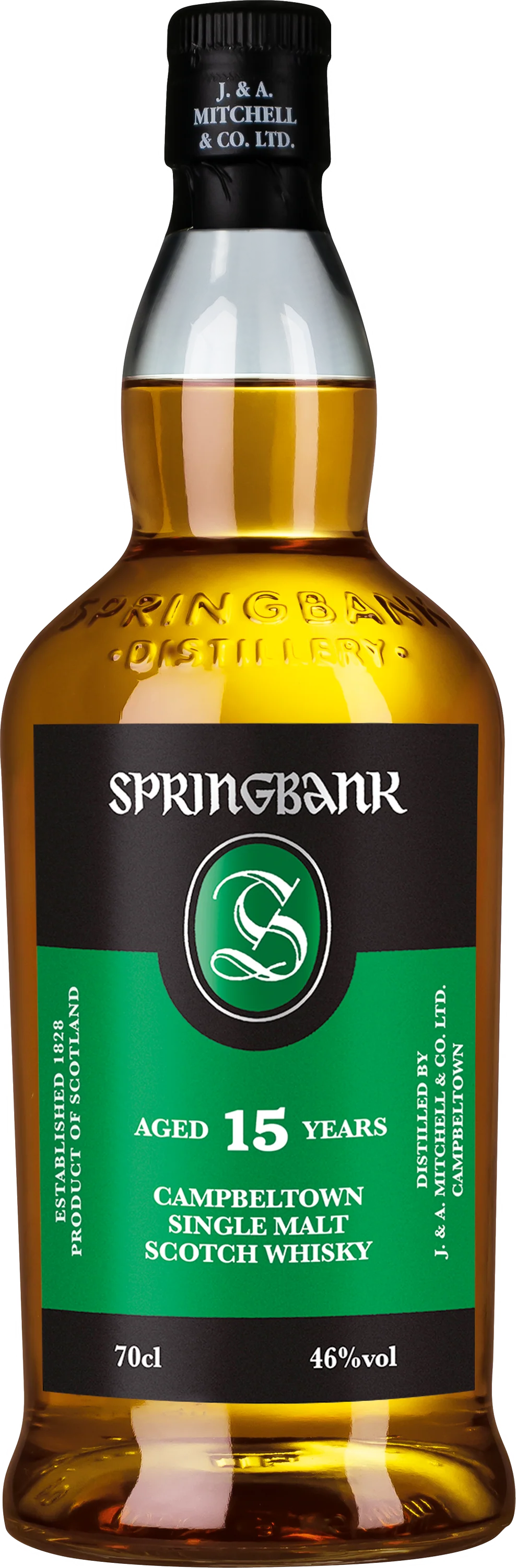 Springbank 15 Jahre 0,7l, alc. 46 Vol.-%