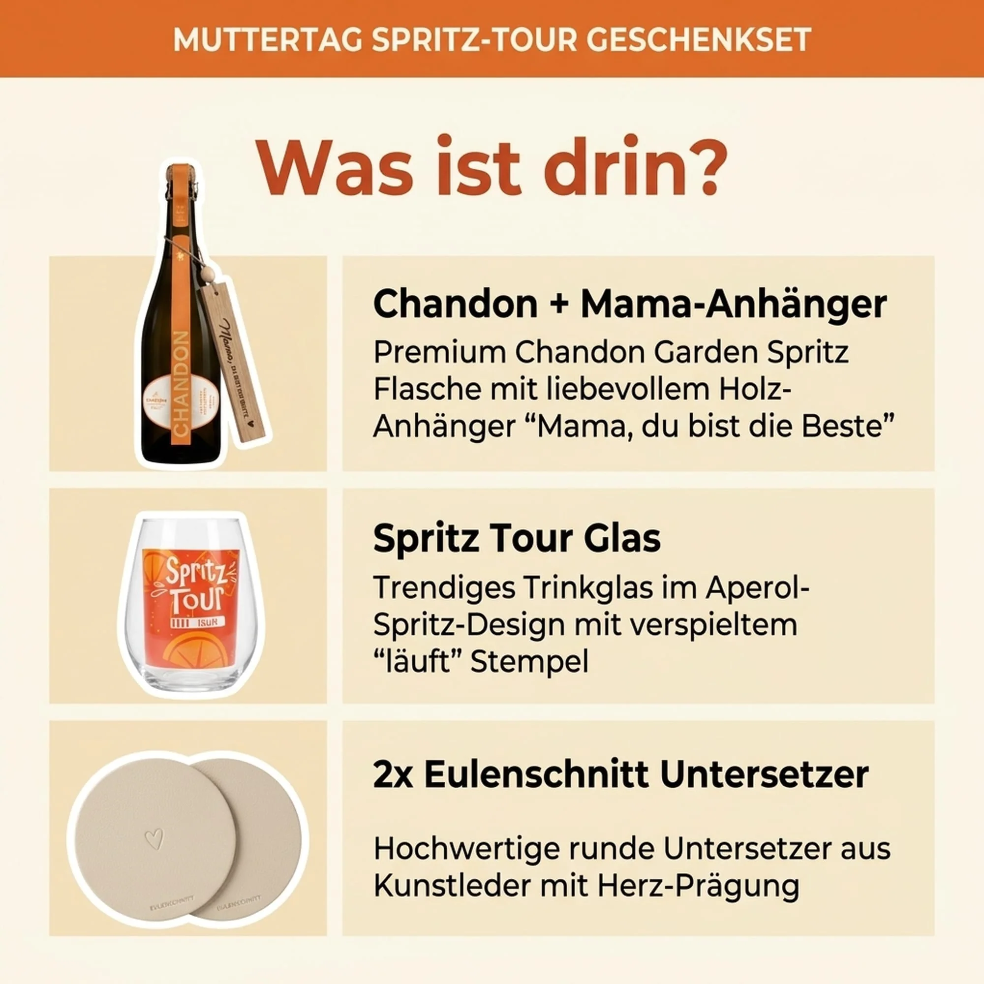 Spritz-Tour Geschenkset — Muttertag 0,75l, alc.11,5 Vol.-% - Image 2