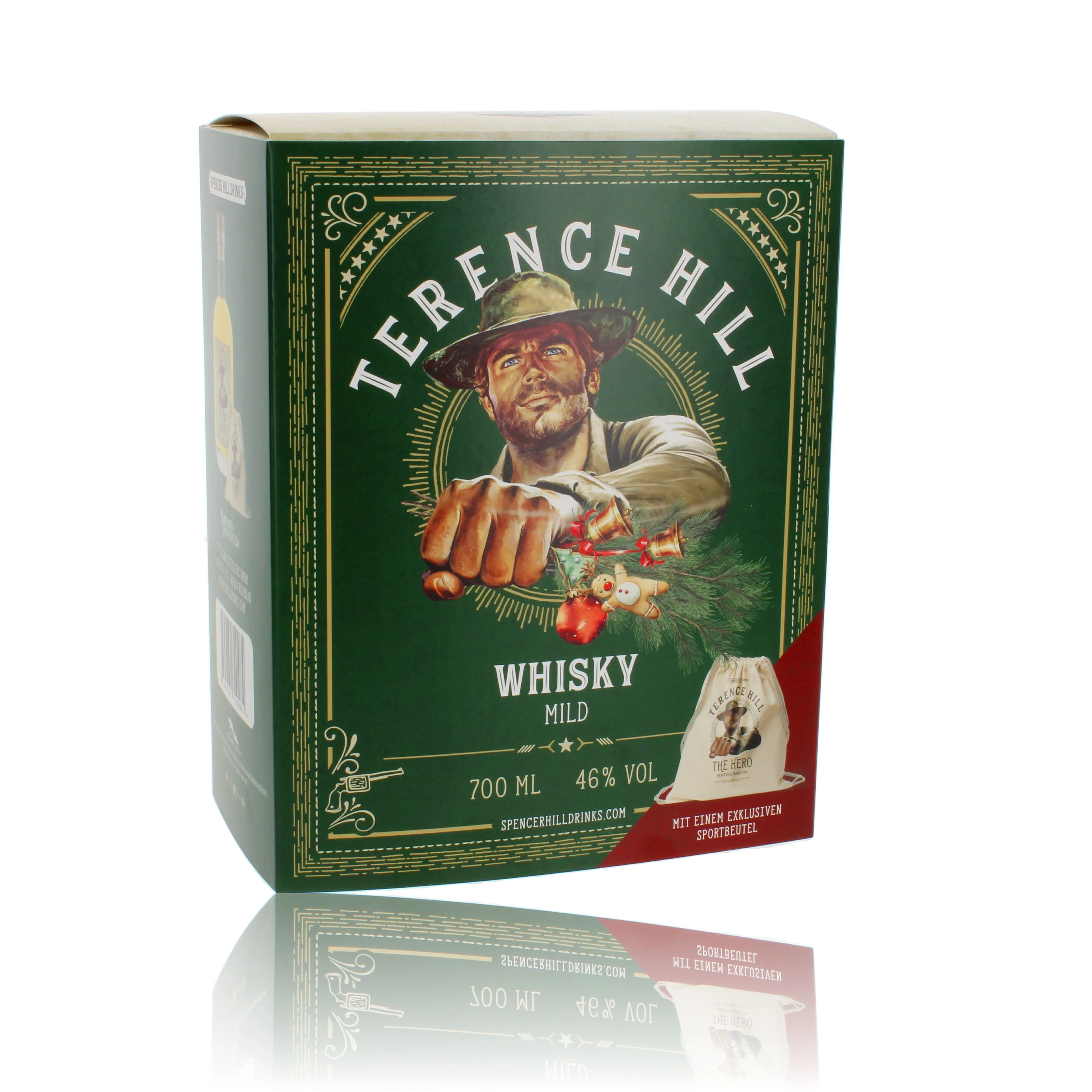 St. Kilian Terence Hill Whisky Geschenkset, 0,7l, alc. 46 Vol.-%