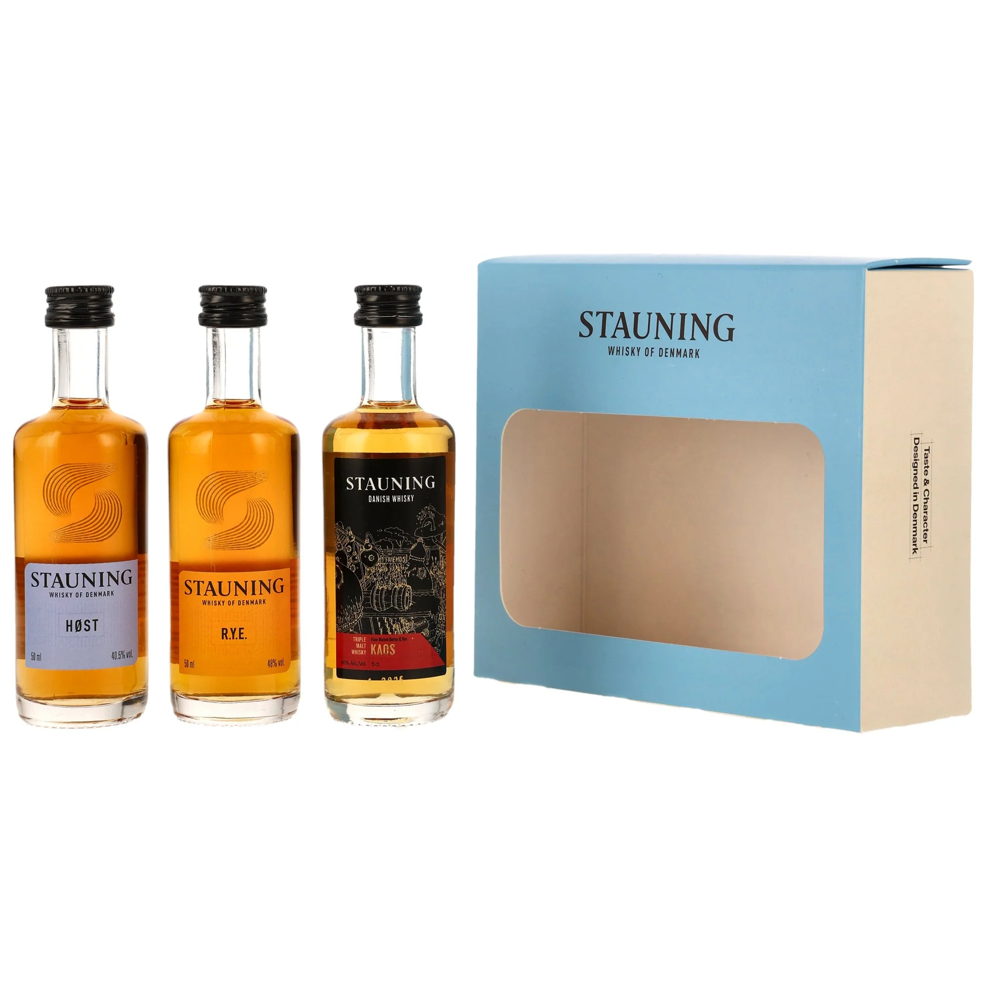 Stauning Core Set Mini Collection 3x0,05l, alc. 40,5-46 Vol.-%